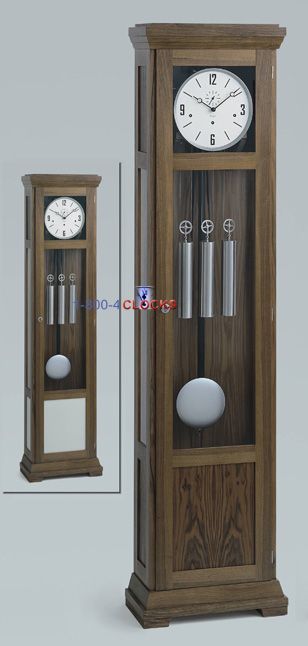 Kieninger Waxed Dark Walnut Floor Clock