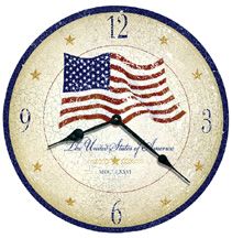 Howard Miller Old Glory Wall Clock