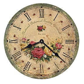 Howard Miller Savannah Botanical Society V Wall Clock