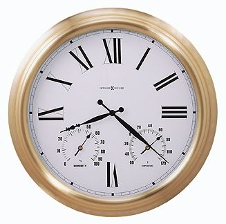 Howard Miller Patio Weather Station Wall Clock