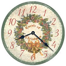 Howard Miller Carols of Christmas III Wall Clock