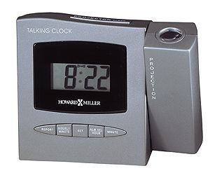 Howard Miller Ceiling Time III Projection Alarm Clock