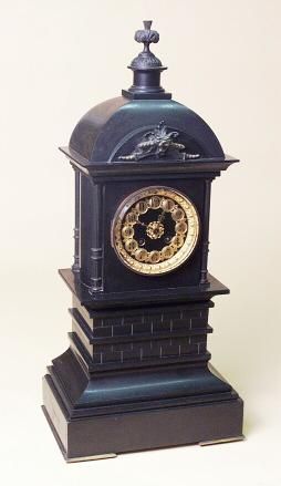 Monumental Antique French Tower Mantel Clock