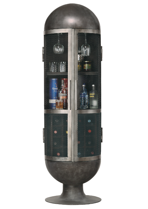 Howard Miller Zephyr Capsule Wine and Bar Cabinet