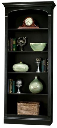 Howard Miller Alexandria Large - Antique Black Curio Cabinet