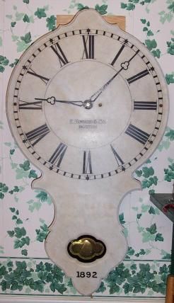 E. Howard #17 Marble Front Wall Clock