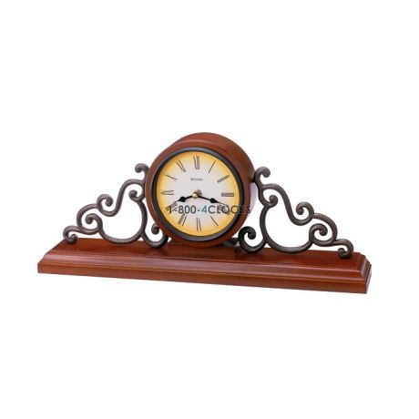 Bulova Strathburn Mantel Clock at 1-800-4Clocks.com