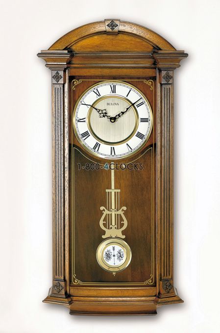 Bulova Hartwick Chiming Wall Clock