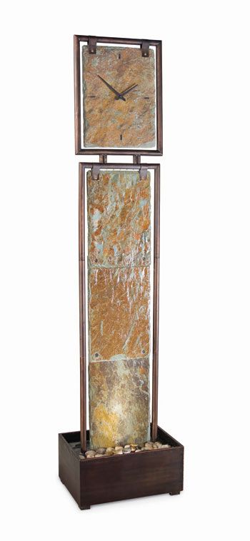 Ridgeway Everest Waterfall Floor Clock