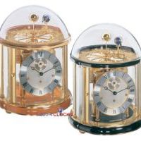 Hermle Tellurium I Specialty Clock in Brass & Cherry