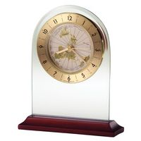 Howard Miller World Time Arch Desk Clock