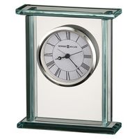 Howard Miller Cooper Glass Chrome Alarm Clock