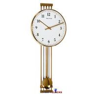 Hermle Highbury Wall Clock in Brass